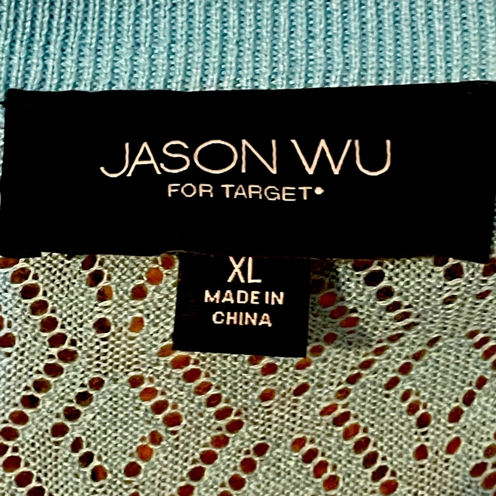 JASON WU FOR TARGET NWOT CARDIGAN BABY BLUE SZ XL